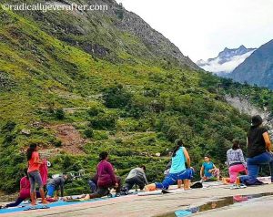 Yoga Retreat, Valley of Flowers, Himalayas