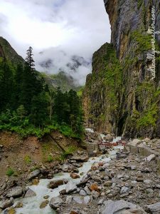 Valley of Flowers bridge, Uttarakhand, North India, trekking