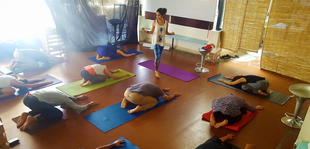 Namita Kulkarni Teaching Yoga